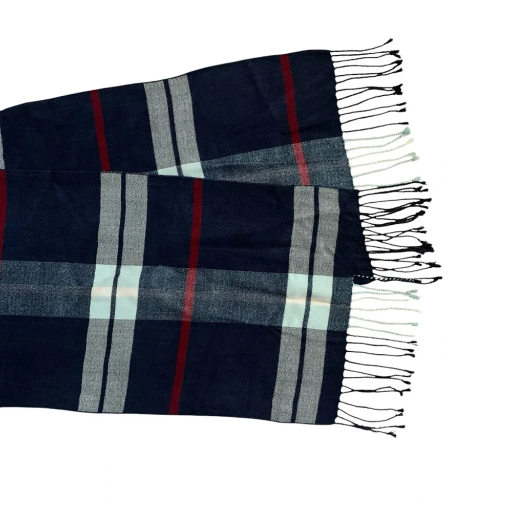 Silk Plaid Scarf